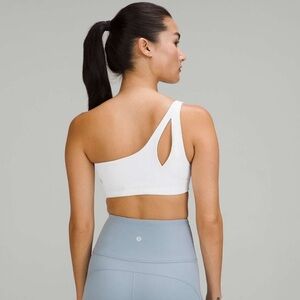 Lululemon Ribbed Nulu Asymmetrical Yoga Bra